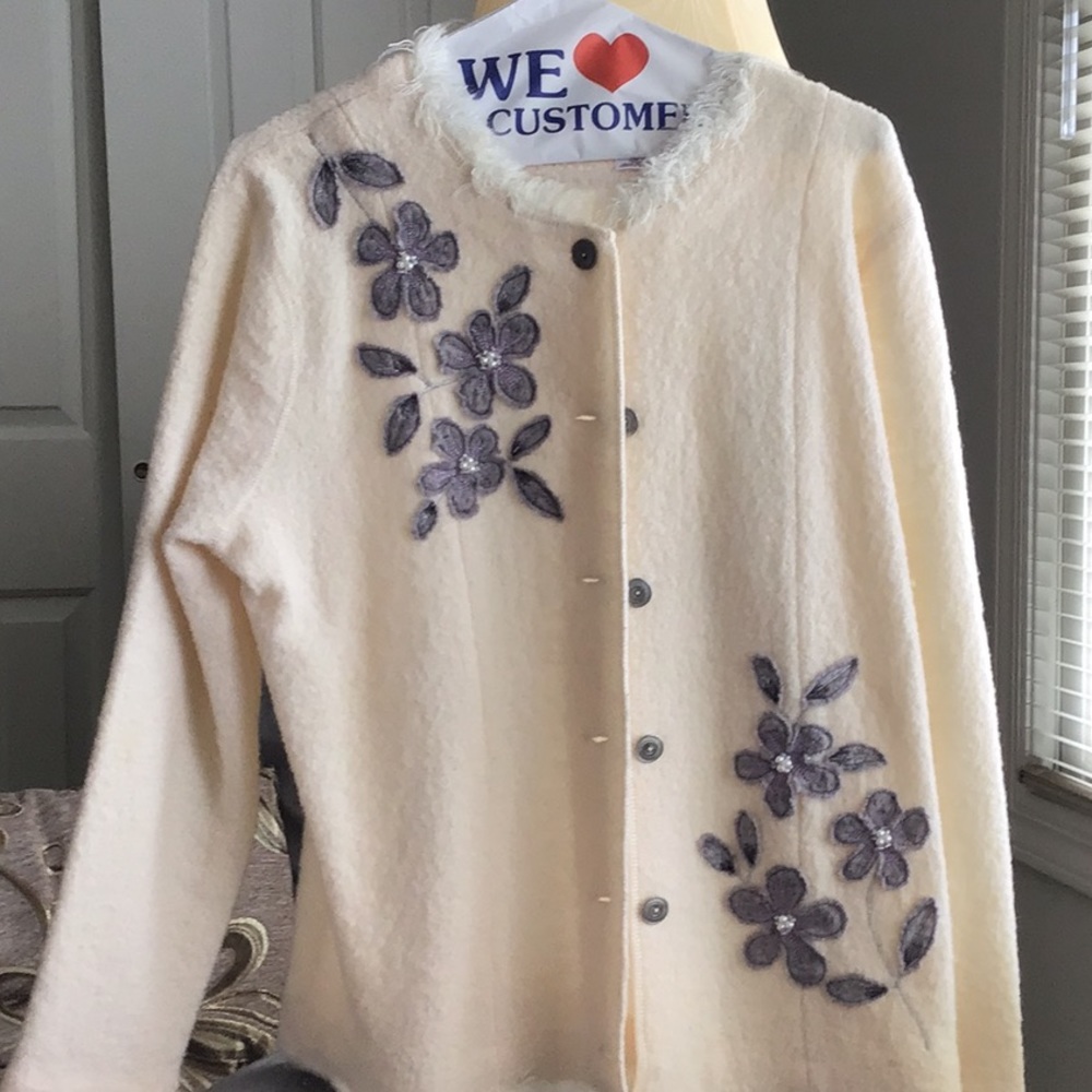 Ladies Alfred Dunner Boucle Jacket